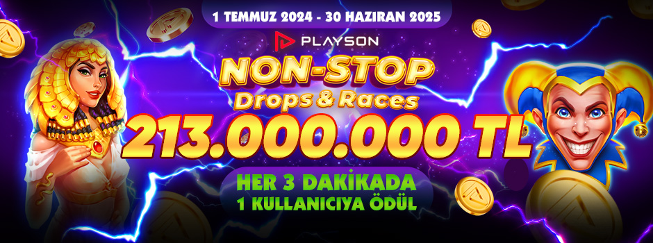 Playson - Non-Stop Drops & Races